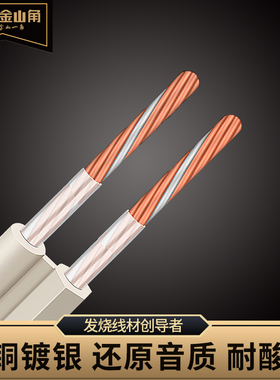 JSJ FD-S383 镀银音响线hifi 音箱线 发烧 喇叭线 主音箱线音频线