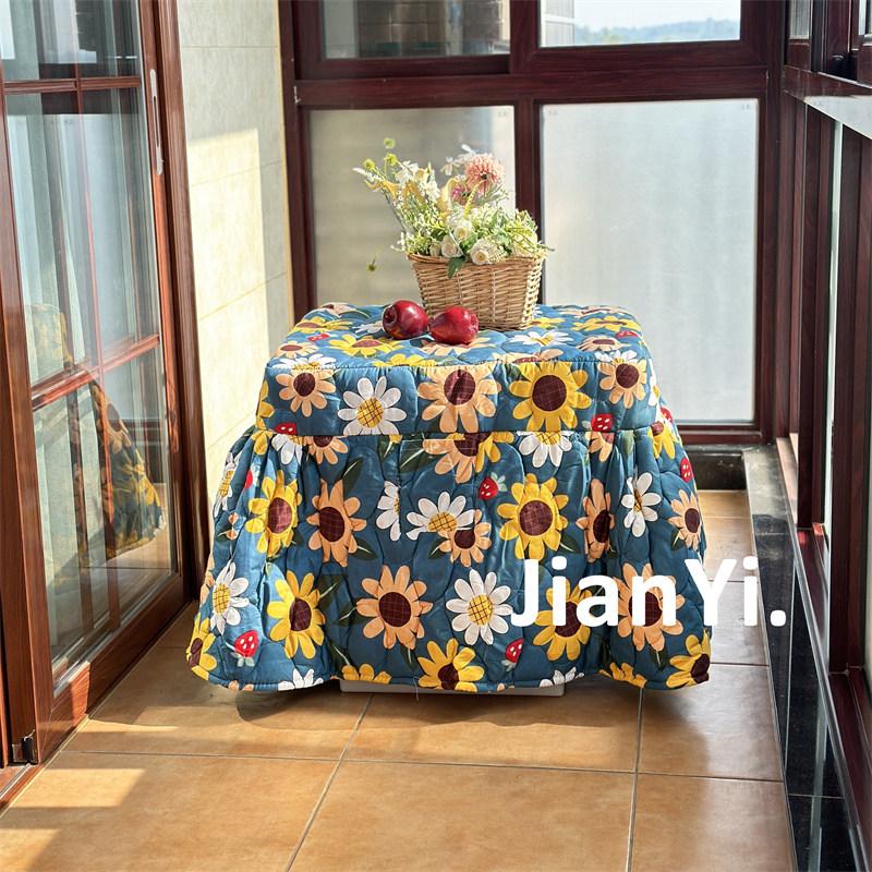 网红款正方形加厚烤火罩套