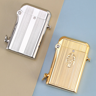 经典托伦斯复古机械弹射个性创意时尚砂轮煤油火机男士送礼