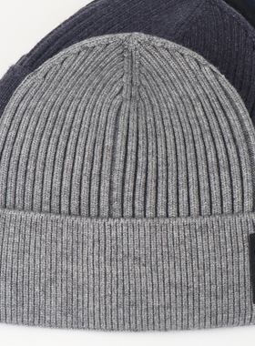 春季2026新款百搭针织帽男士女帽子保暖防寒护耳毛线包头0107z