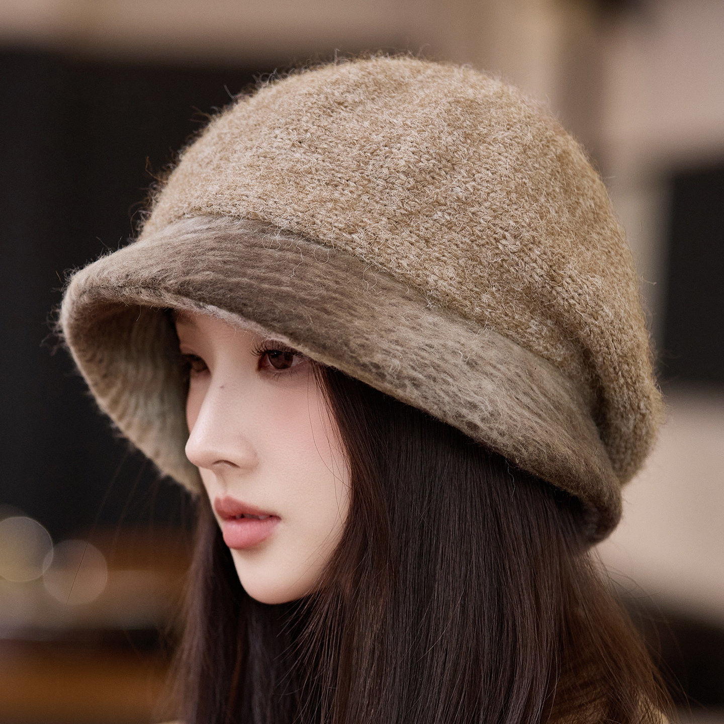 春季帽子女秋冬季高级感洋气盆帽加厚保暖防寒妈妈帽毛线针0126u,服饰配件/皮带/帽子/围巾,帽子,淘宝优惠券,粉丝福利购,淘宝优惠卷