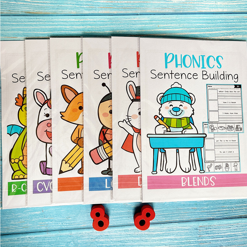 PhonicsSentenceBuilding作业纸