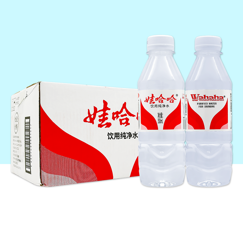 【现货】娃哈哈纯净水350ml*24瓶