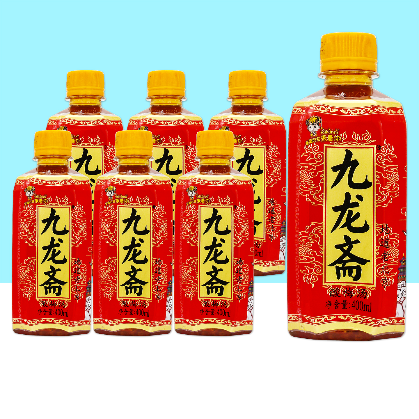 九龙斋酸梅汤400ml6瓶