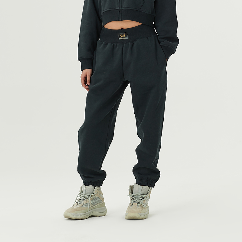 SLAMBLECLO.高腰运动裤女束脚裤