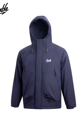 SLAMBLE棉服防风连帽户外运动男士加厚棉衣保暖机能工装保暖外套