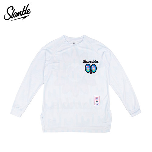 slamble长袖男速干投篮服