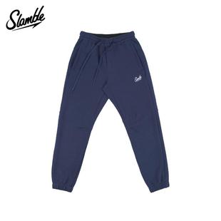 SLAMBLE秋冬新款运动休闲长裤男女宽松百搭束脚卫裤美式潮