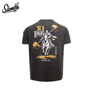 SLAMBLE马年CF短袖T恤莱赛尔运动健身训练印花透气新款