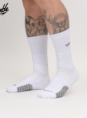 SLAMBLE篮球袜中筒毛巾底运动袜男士训练专业透气实战美式精英