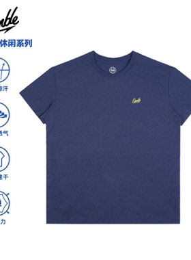 SLAMBLE运动休闲系列短袖T恤男士吸湿排汗速干健身透气有弹夏季