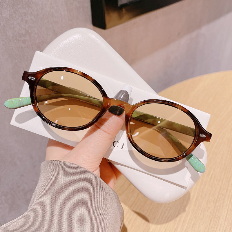 韩版书呆子墨镜复古新款框架小框小脸时尚百搭素颜可配近视太阳镜