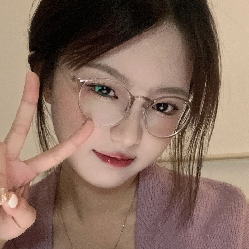 超轻5克纯钛近视眼镜男女复古