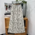 Sws Apricot Branch Wide-Leg Pants