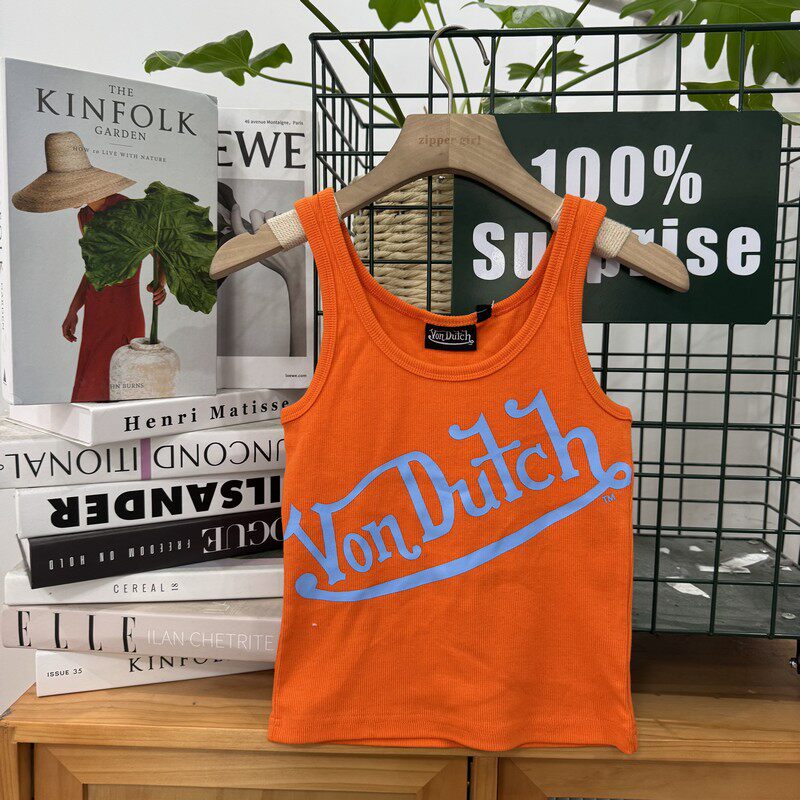 E18 เสื้อกล้ามคอกลมลายพิมพ์เกลียว ทรงสลิมฟิต สไตล์สาวสุดฮอต ซื้อสองตัวจัดส่งฟรี