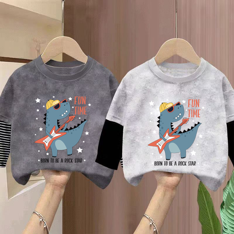 圆领男女童纯棉百搭T恤