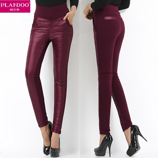 棉裤 正品 保暖裤 女外穿高腰加厚加绒白鸭绒冬季 外穿 帕兰朵羽绒裤