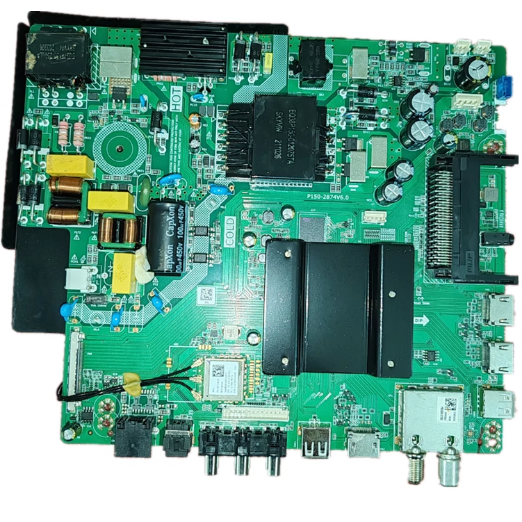 P150-2874V6.0 原装智能WiFi4K电视主板 AKAI HYUNDAI 主板