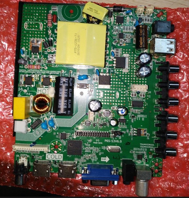 P65-53V6.0 P65-M6V6.0 鼎科电视通用主板716挡板 双高清万能主板