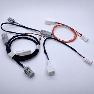 三代GK5新飞度加装LED立柱灯尾翼灯高位刹车灯牌照灯无损取电线束