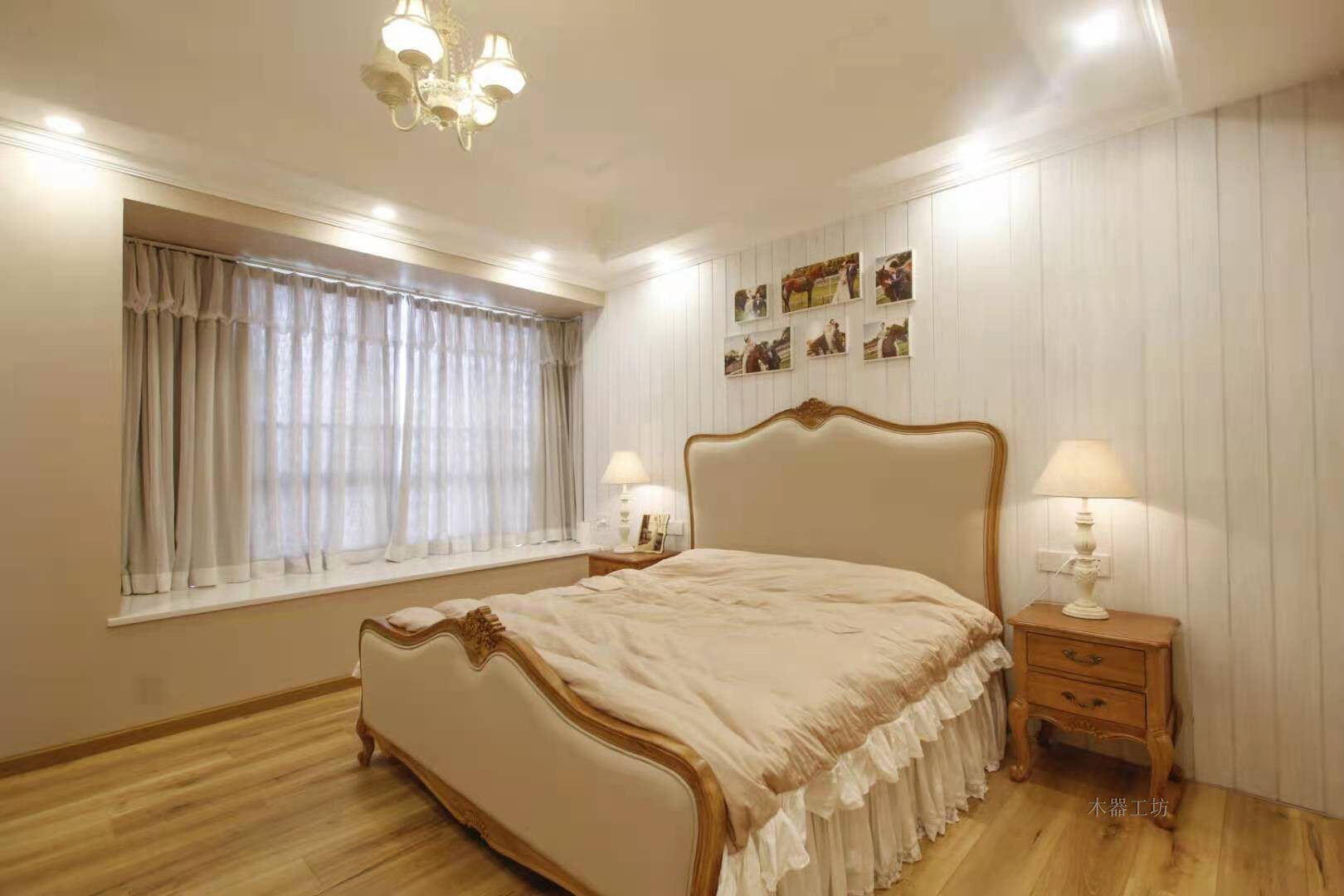 木器工坊各颜色定制背景墙装饰面板老松木榆木地板吊顶板包墙薄板