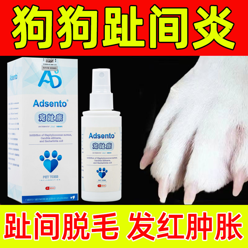 宠物趾间炎喷雾真菌感染红肿溃烂流脓脓包外用狗狗猫咪通用喷剂