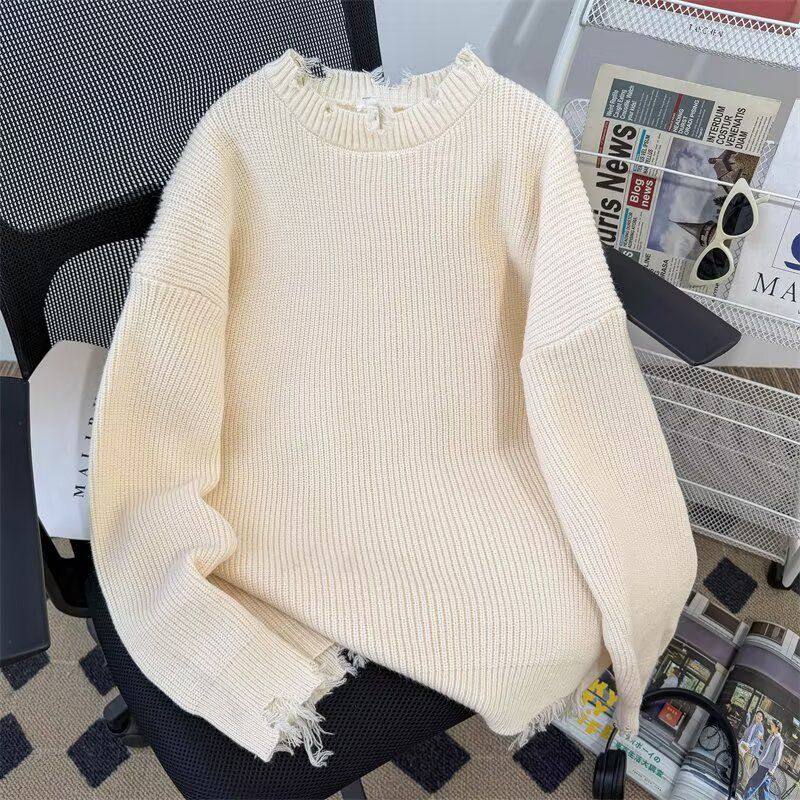 2024秋冬新款开衫毛衣美式复古休闲慵懒风V领针织衫男纯色外套,男装,针织衫/毛衣,淘宝优惠券,粉丝福利购,淘宝优惠卷