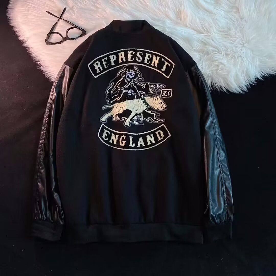 2025春秋痞帅外套男ins高街潮牌港风日系原宿风韩版潮流宽松夹克,男装,大码上装,淘宝优惠券,粉丝福利购,淘宝优惠卷