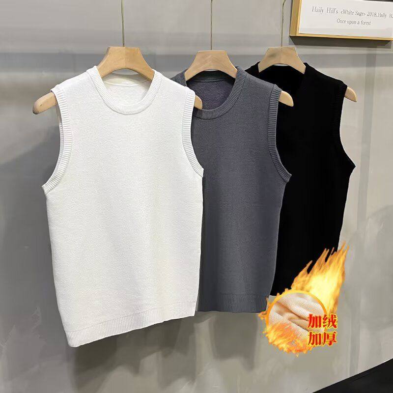 2024夏季新品青少年港风潮流无袖短袖流行简约百搭背心坎肩,男装,背心,淘宝优惠券,粉丝福利购,淘宝优惠卷