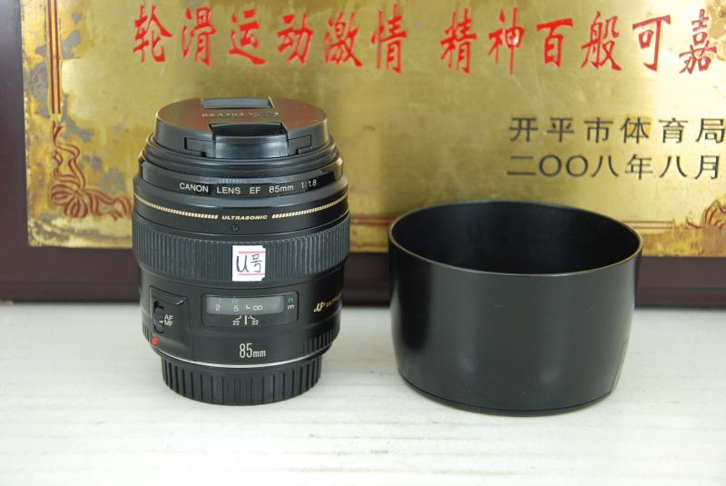 98新 佳能 85mm F1.8 USM 单反镜头 恒定大光圈 定焦人像 出片好