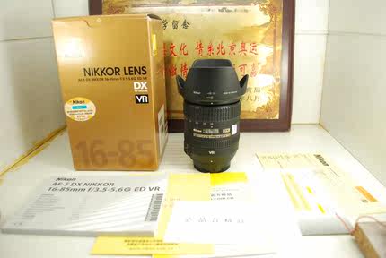 尼康 16-85 F3.5-5.6G VR 单反镜头 广角中焦防抖 挂机实用出片好