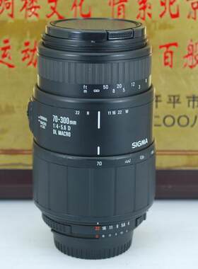 92新尼康口 适马 70-300 F4-5.6 Macro DL 单反镜头 长焦远摄微距