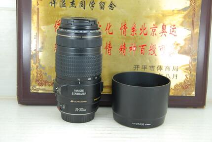 98新 佳能 70-300 F4-5.6 IS USM 单反镜头 长焦远摄防抖性价比高