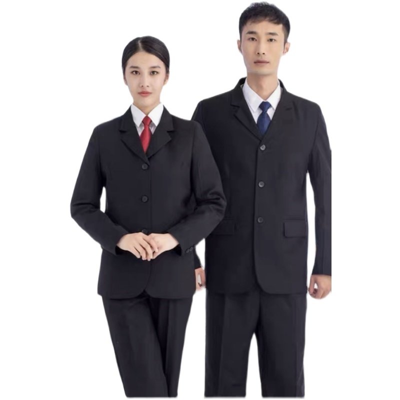 氵去 院 服装工作服春装套装西装外套裤子工装书记女士男士专用
