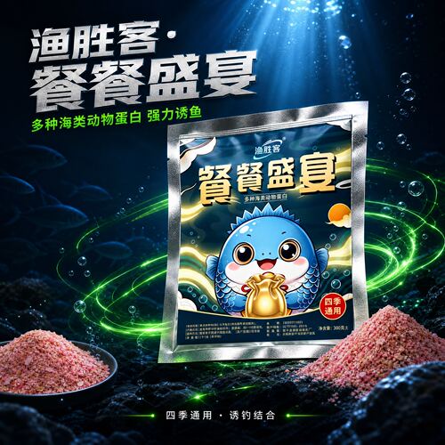 渔胜客海类动物蛋白四季通用鱼饵