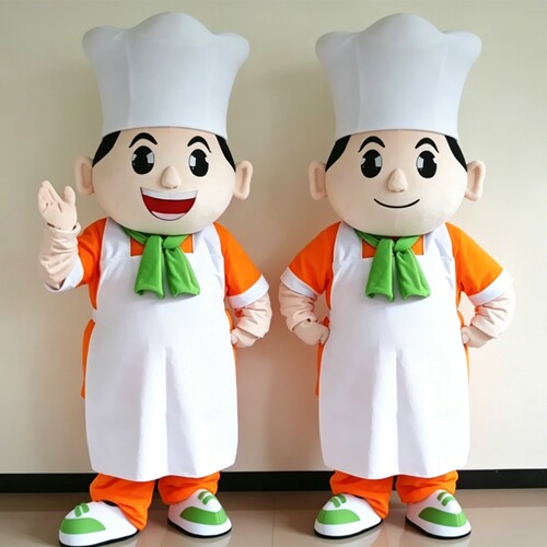定做动漫康师傅吉祥物康宝宝厨师卡通人偶装扮演出布偶道具衣服装