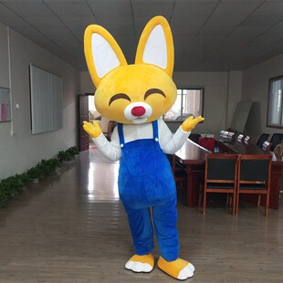 定制动漫动画啵乐乐pororo狐狸艾迪表演卡通人偶巡演出布偶衣服装