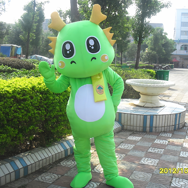 定制动漫少儿宣传活动小绿龙装扮卡通人偶人穿巡演道具布偶衣服装