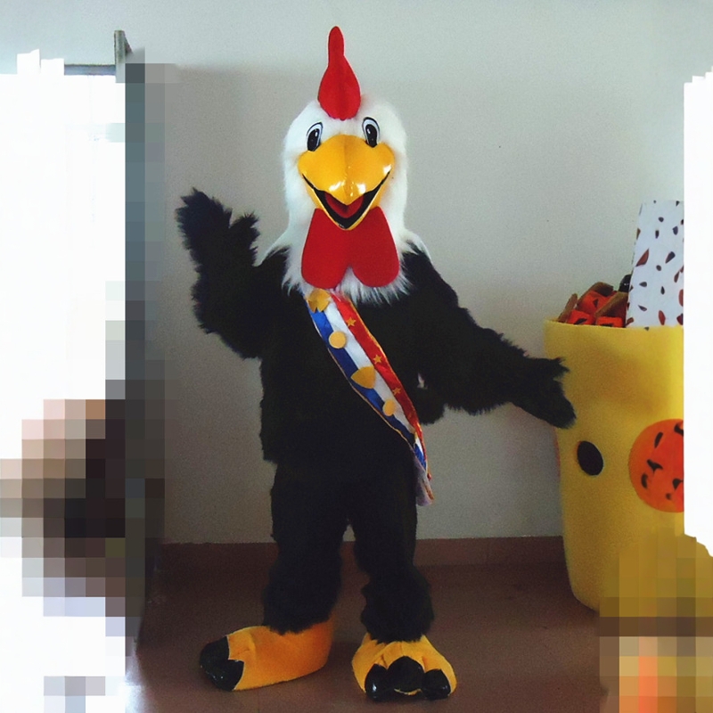 定制动漫动画大公鸡乌鸡人穿戴装扮表演卡通人偶巡演出布偶衣服装