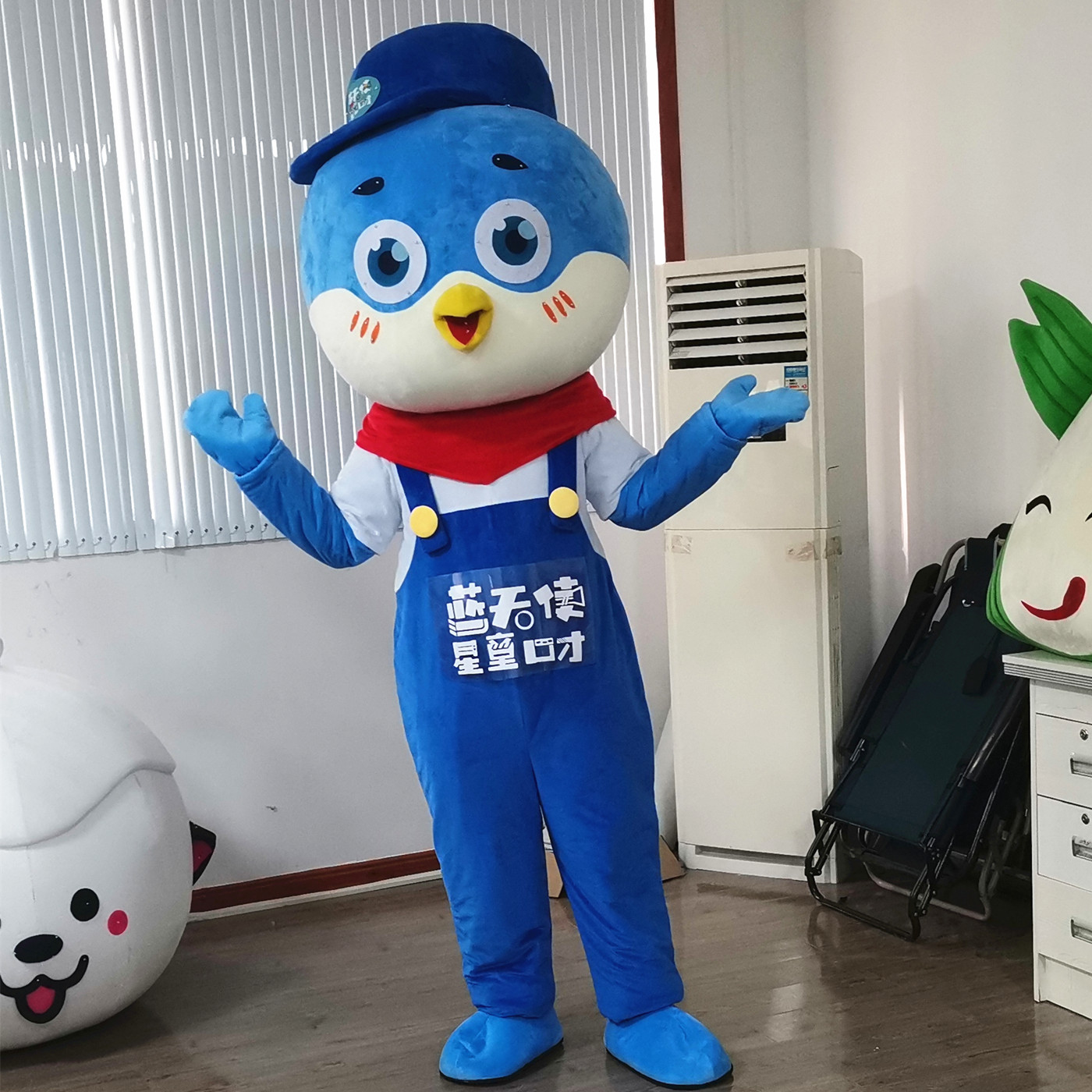 定制动漫活动宣传小麻雀卡通人偶小鸟人穿巡演出道具布偶衣服装