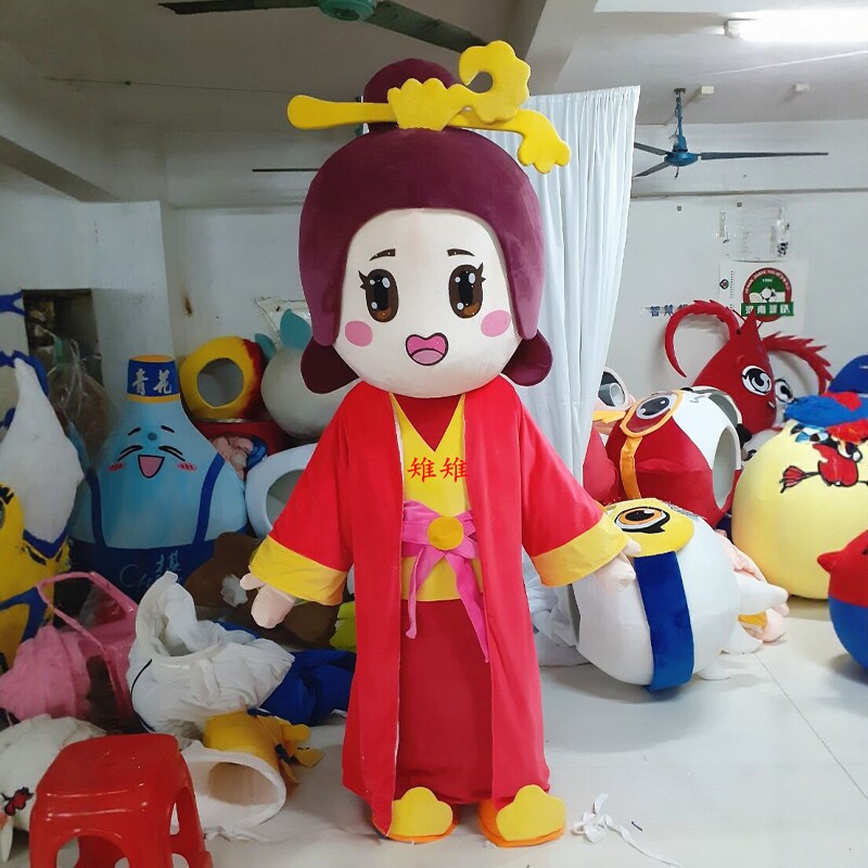 定做动漫古装东汉皇后吕雉卡通人偶景区人穿装扮巡演出布偶衣服装