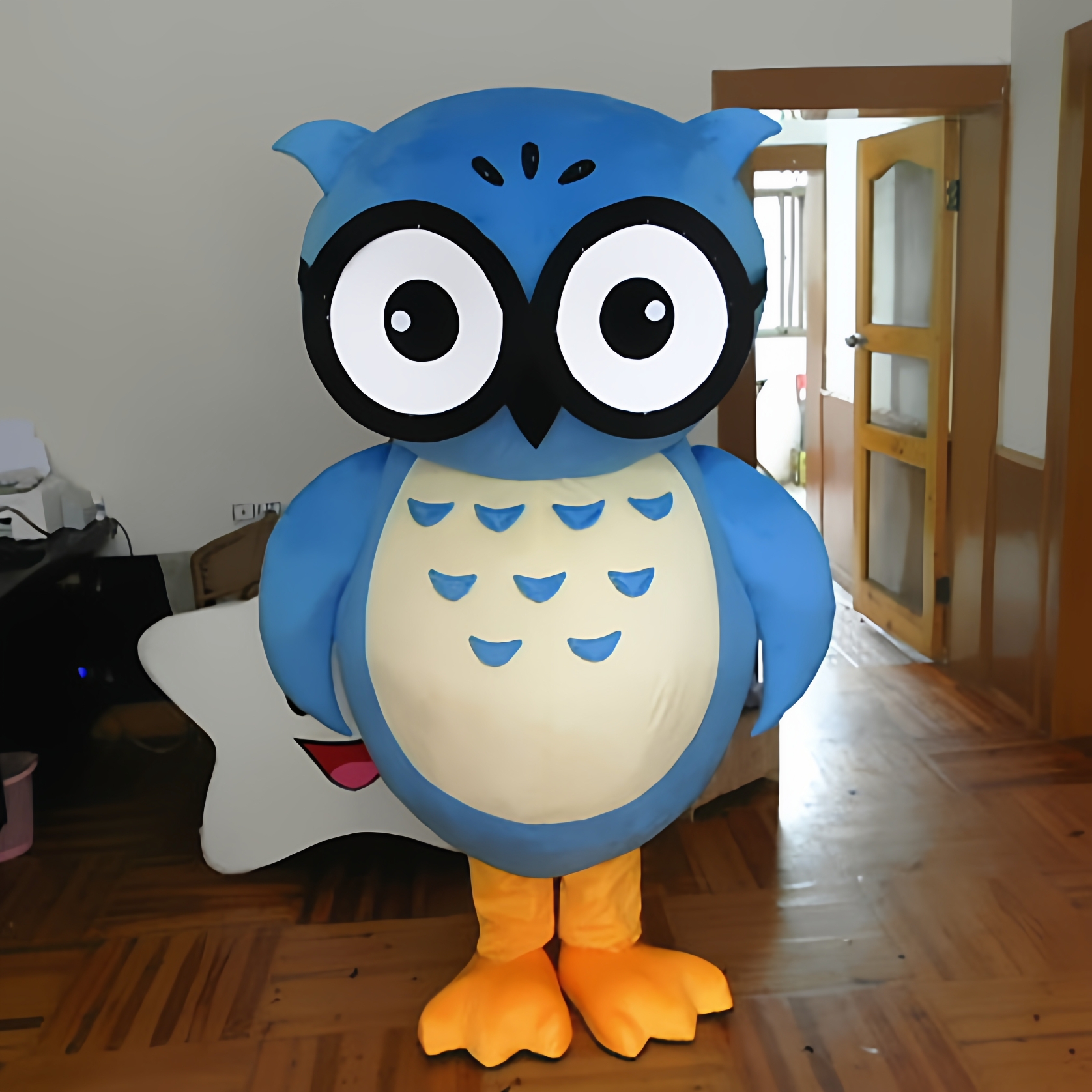 定制动漫动画猫头鹰卡通人偶小鸟人穿戴巡演出装扮道具布偶衣服装