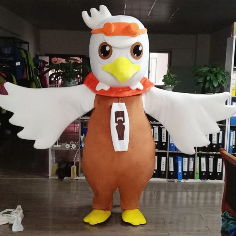 定制动漫宣传活动白头老鹰卡通人偶人穿戴巡演装扮道具布偶衣服装