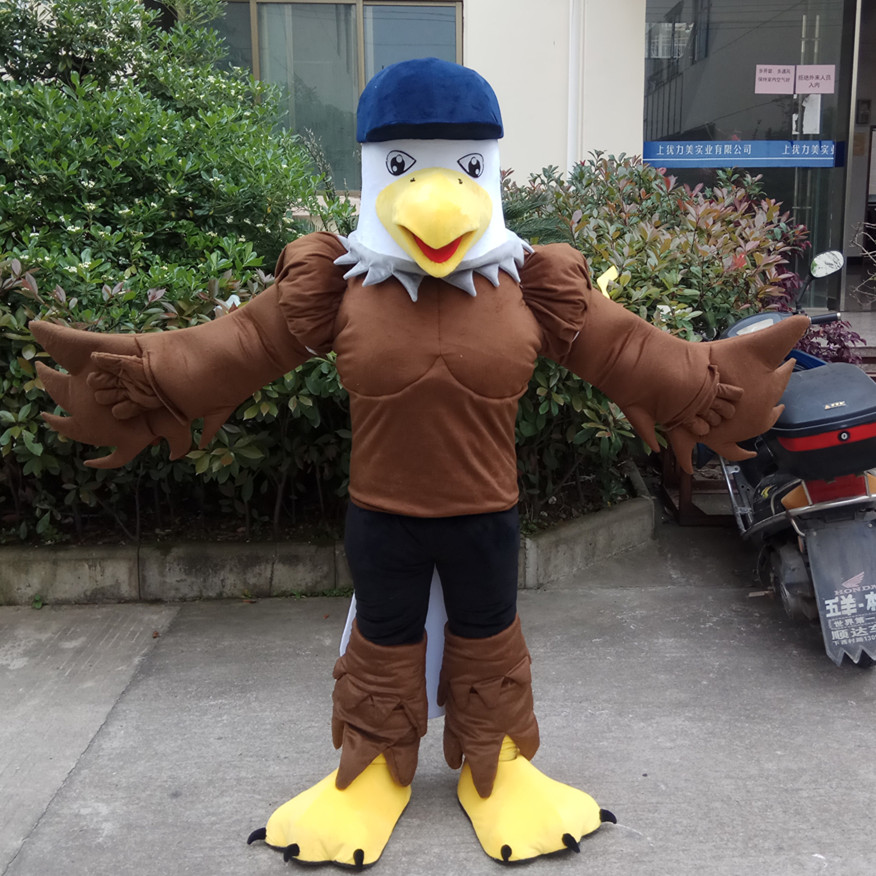 定制动漫美国活动装扮白头鹰老鹰卡通人偶人穿巡演道具布偶衣服装