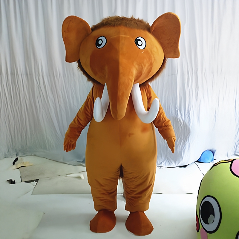 定制动漫大象长毛象猛犸象卡通人偶人穿戴装扮巡演道具布偶衣服装