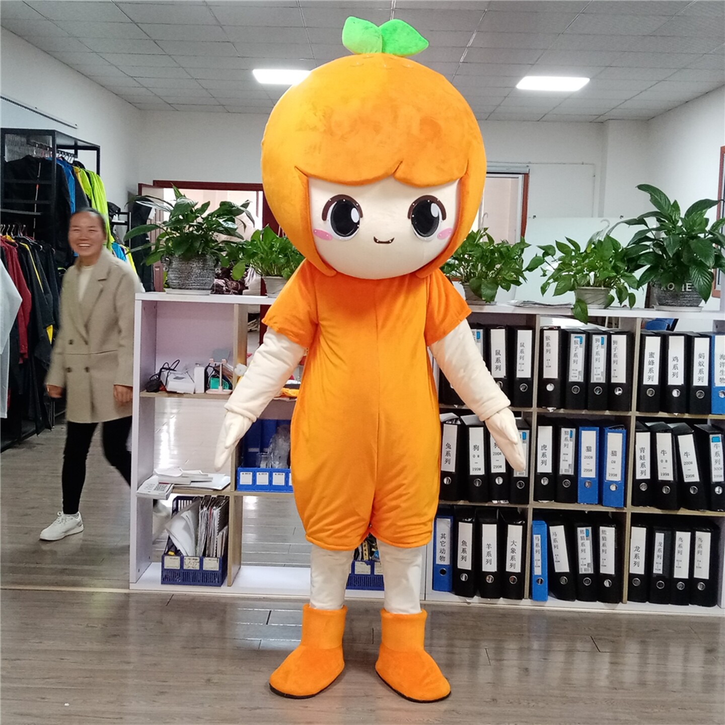 定制动漫动画橙子妹妹橘子穿戴卡通人偶装扮巡演出布偶道具衣服装