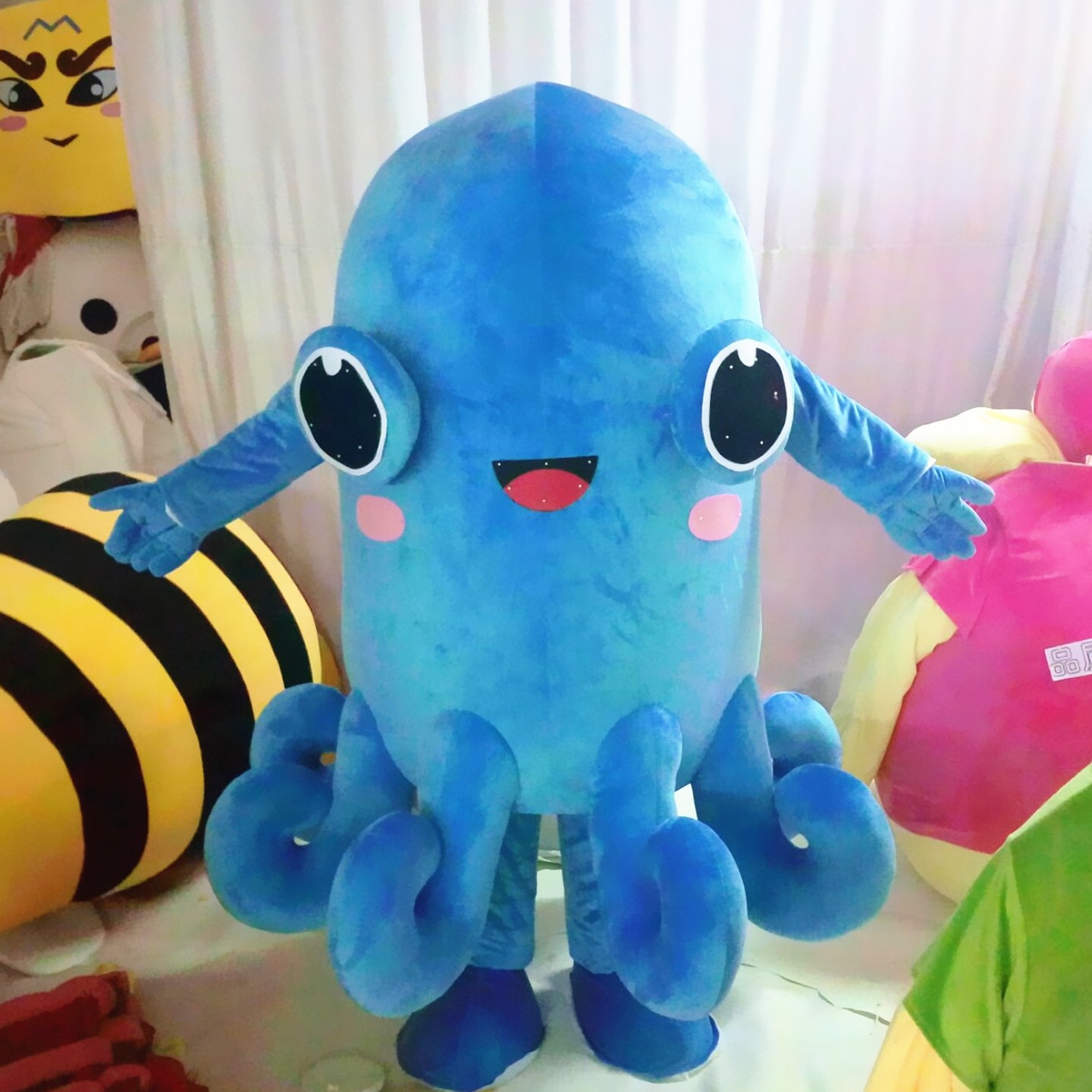 定制动漫章鱼鱿鱼墨鱼八爪鱼卡通人偶装扮巡演出布偶道具衣服装,模玩/动漫/周边/娃圈三坑/桌游,COSPLAY配件/道具/人偶服,淘宝优惠券,粉丝福利购,淘宝优惠卷