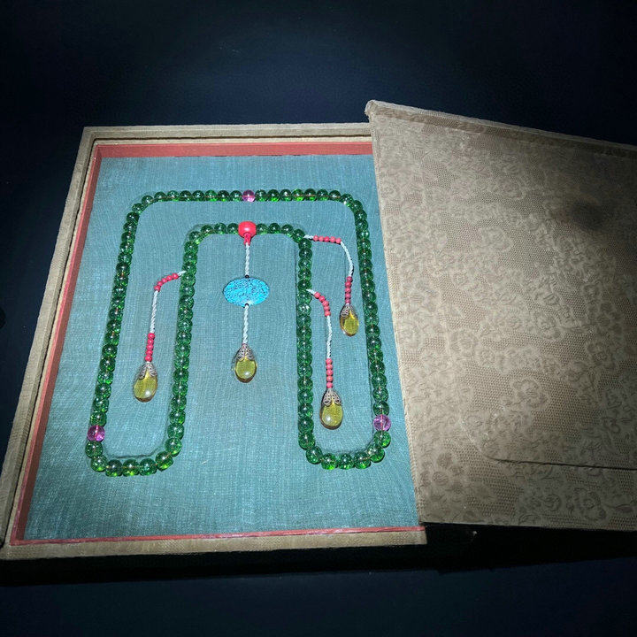 精品文玩明清款珠宝绿宝石碧玺老水晶绿松石大朝珠项链老货收藏品,饰品/流行首饰/时尚饰品新,颈饰,淘宝优惠券,粉丝福利购,淘宝优惠卷