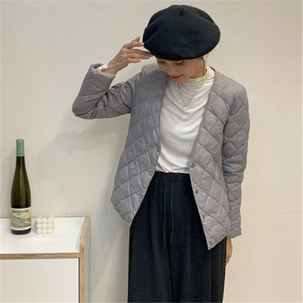 2025年大衣内搭白鸭绒秋冬新款轻薄羽绒服女内胆修身保暖打底外套