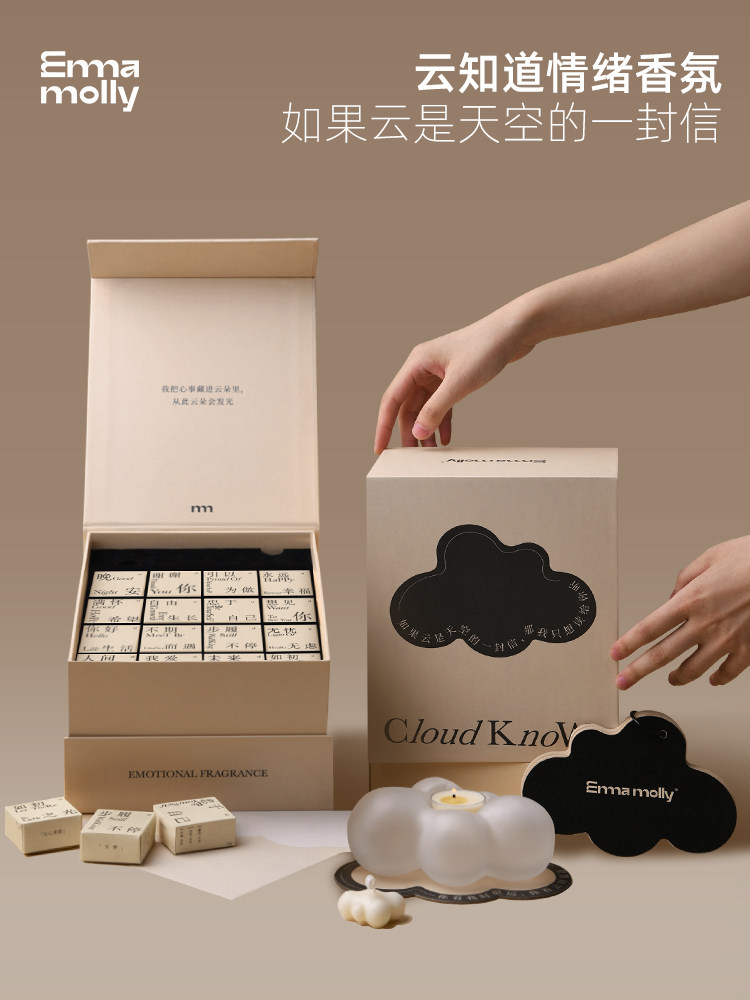 艾玛莫莉香里藏诗香薰蜡烛礼盒送女友闺蜜生日礼物浪漫送女友实用怎么看?